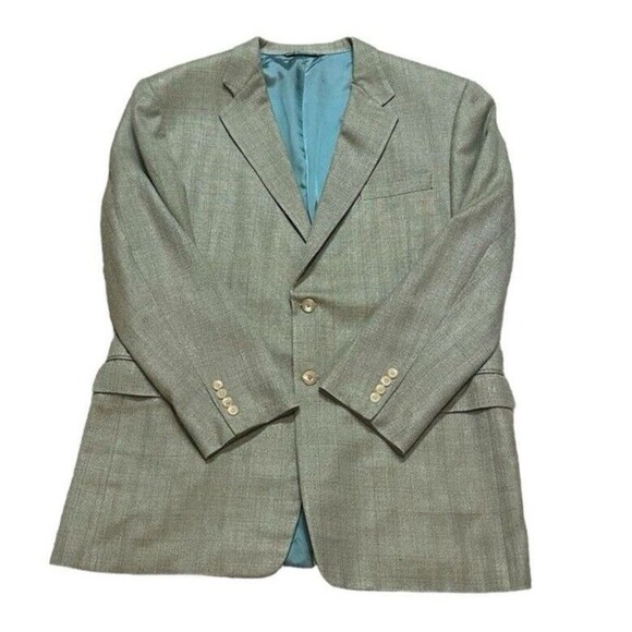 Hickey Freeman collection Nordstrom’s Canterbury wool silk 46 long suit blazer - Picture 1 of 16